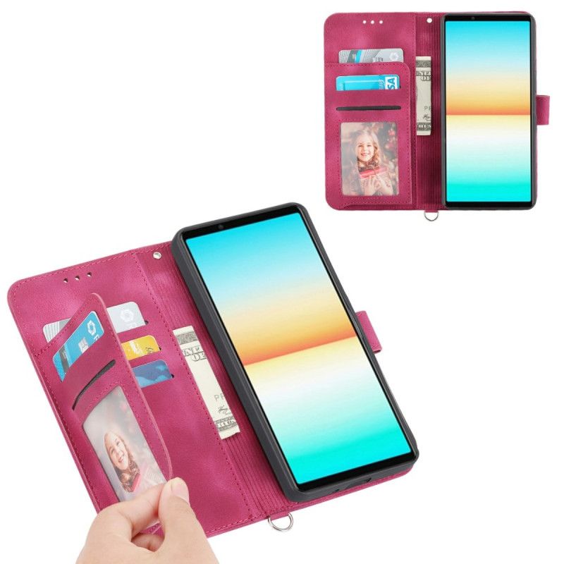 Flip Cover Sony Xperia 1 Vii Ruskindsblondereffekt