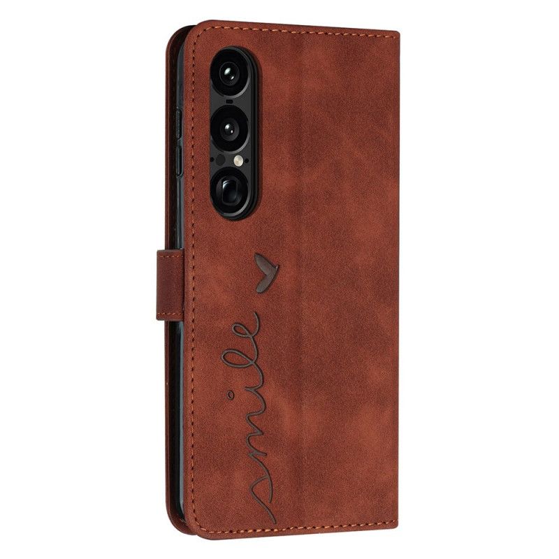 Flip Cover Sony Xperia 1 Vii Smil