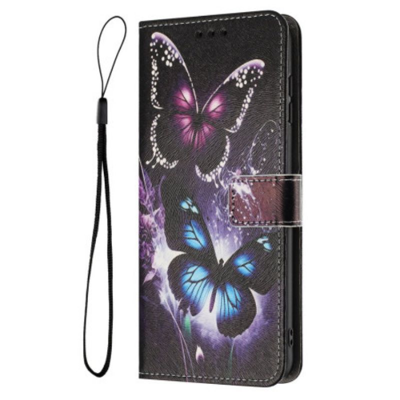 Flip Cover Sony Xperia 1 Vii To Sommerfugle