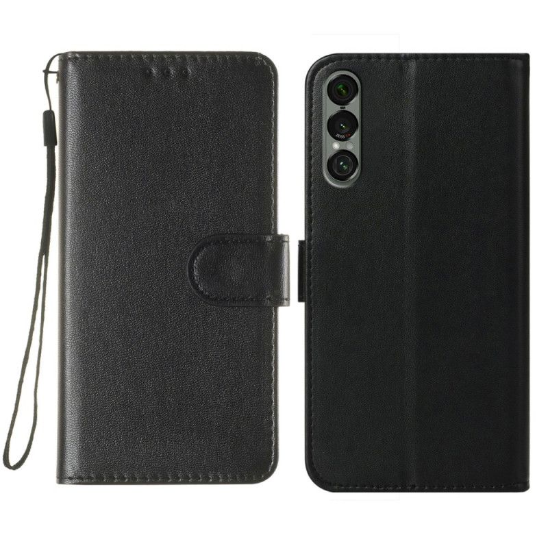 Flip Cover Til Sony Xperia 1 Vii Monokrom