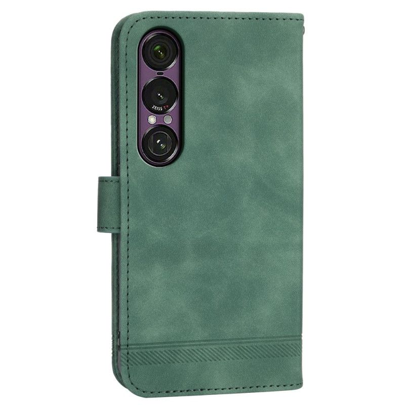 Læder Cover Sony Xperia 1 Vii Telefon Etui Dyr