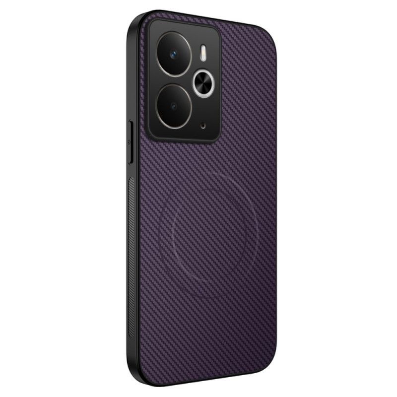 Cover Realme 14 5g Telefon Etui Kompatibel Med Magsafe Kulfiber