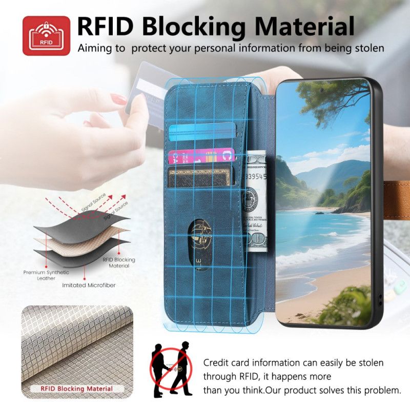 Cover Til Realme 14 5g Retro Med Rem-stativ