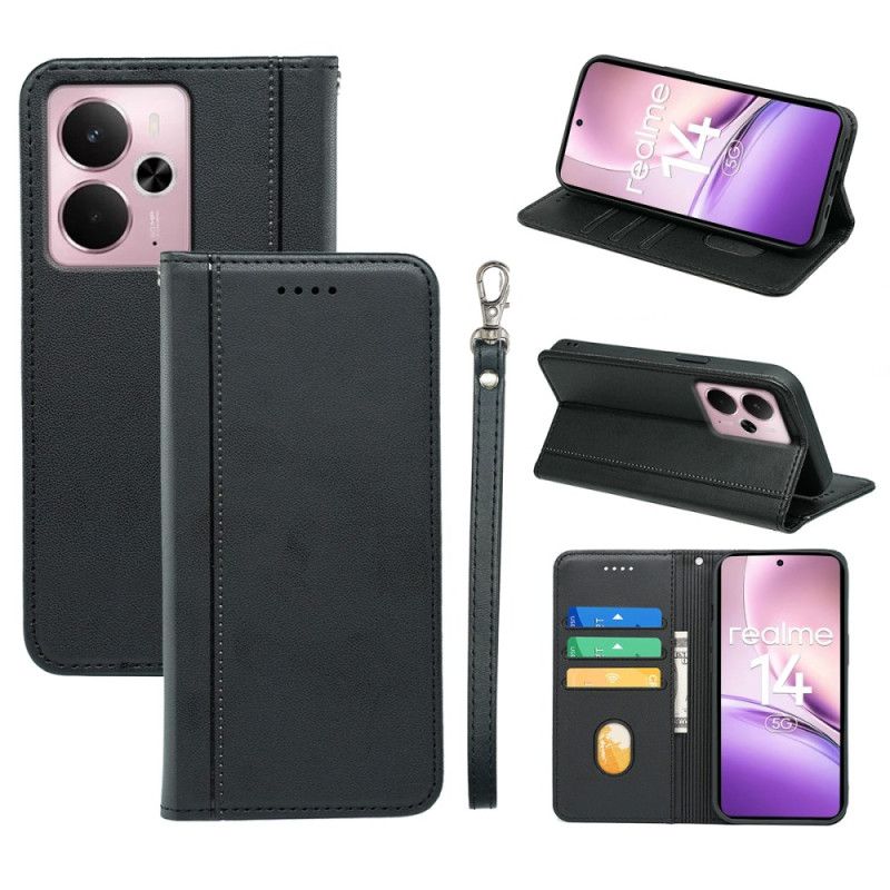 Flip Cover Realme 14 5g Aftagelig Rem