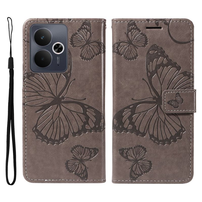 Flip Cover Realme 14 5g Kæmpe Sommerfugle