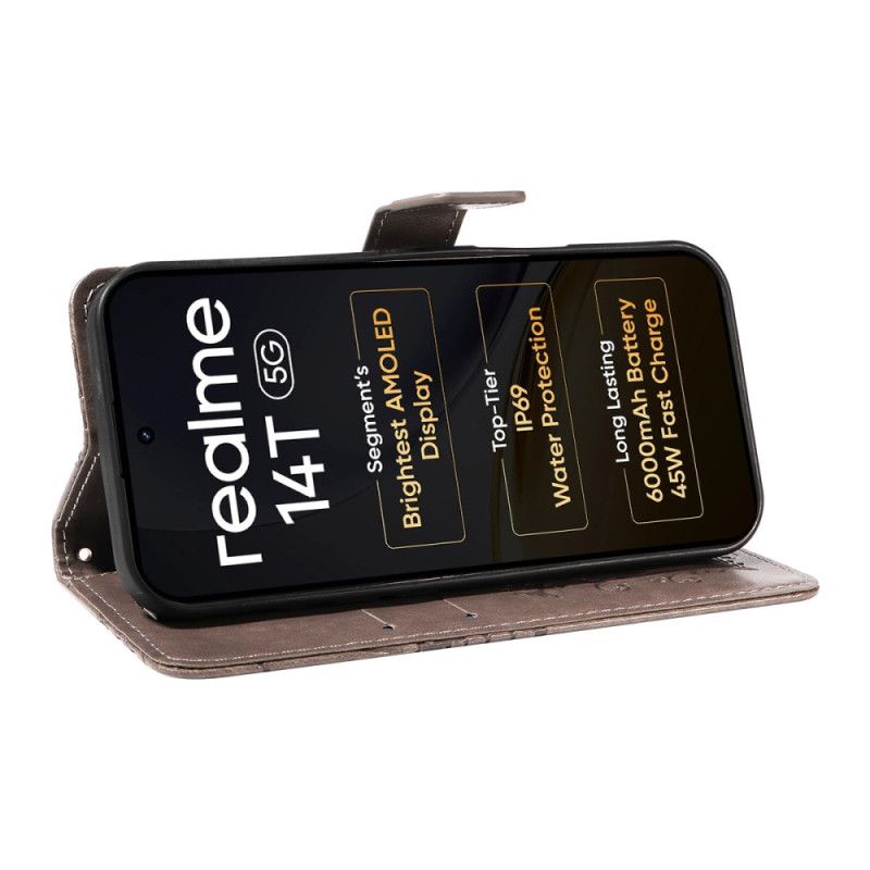 Flip Cover Realme 14 5g Kæmpe Sommerfugle