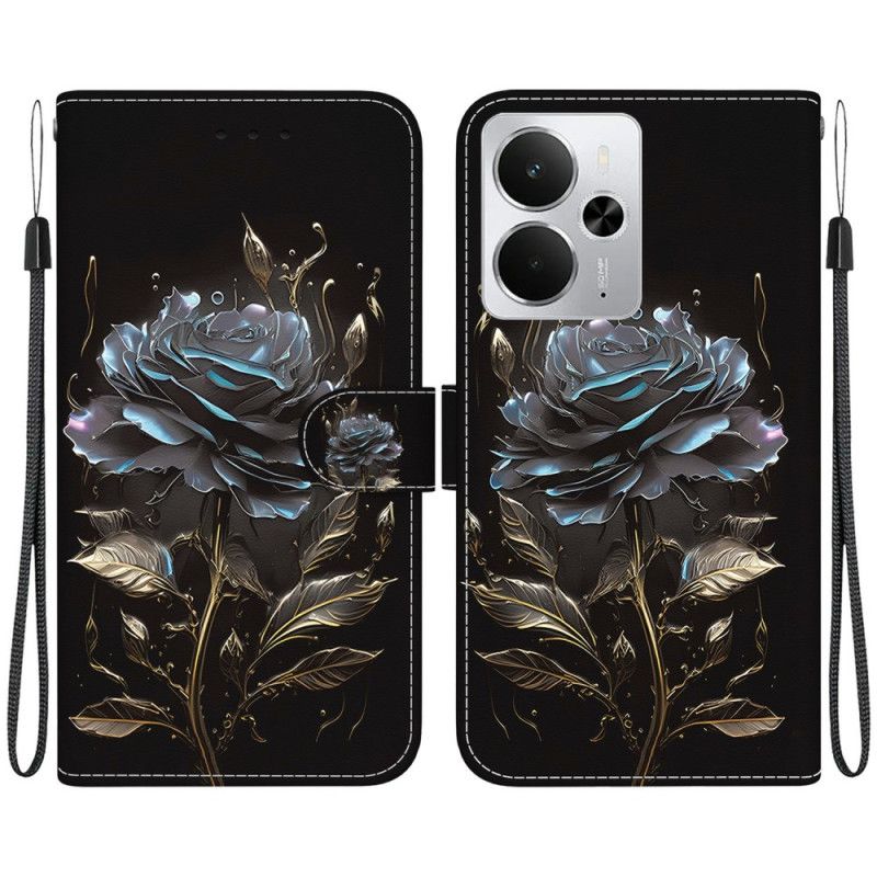 Flip Cover Realme 14 5g Sort Rose