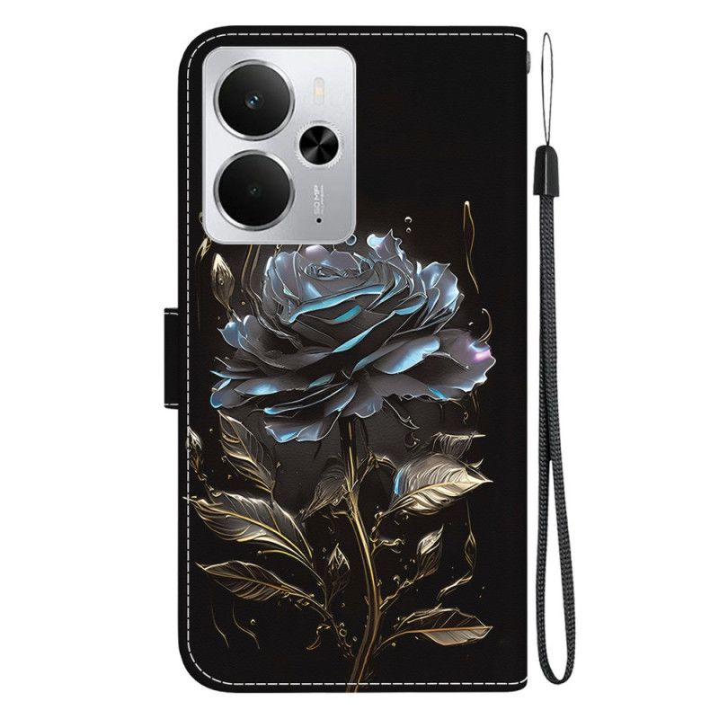 Flip Cover Realme 14 5g Sort Rose