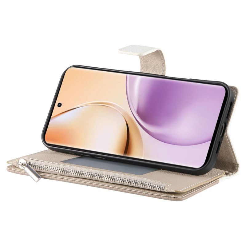 Flip Cover Realme 14 5g Tofarvet Med Rem