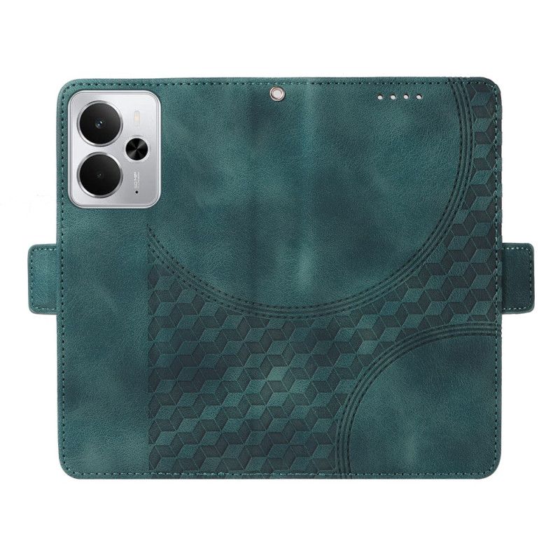 Flip Cover Til Realme 14 5g Diamantmønster