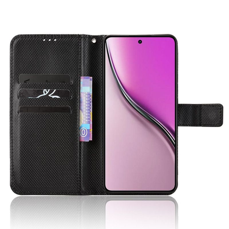 Flip Cover Til Realme 14 5g Diamanttekstur