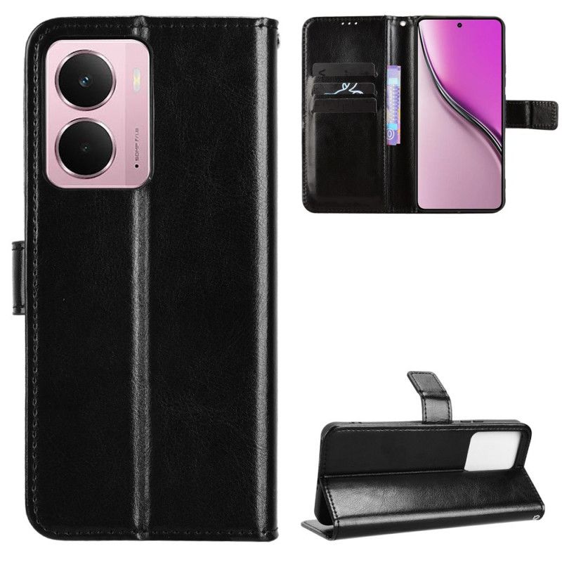 Læder Cover Realme 14 5g Flaget Kunstlæder