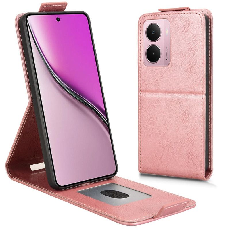 Læder Cover Realme 14 5g Telefon Etui Lodret Klap Design