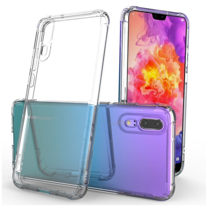 Cover for Huawei P20 Gennemsigtig Gennemsigtige Leeu-Beskyttelsespuder