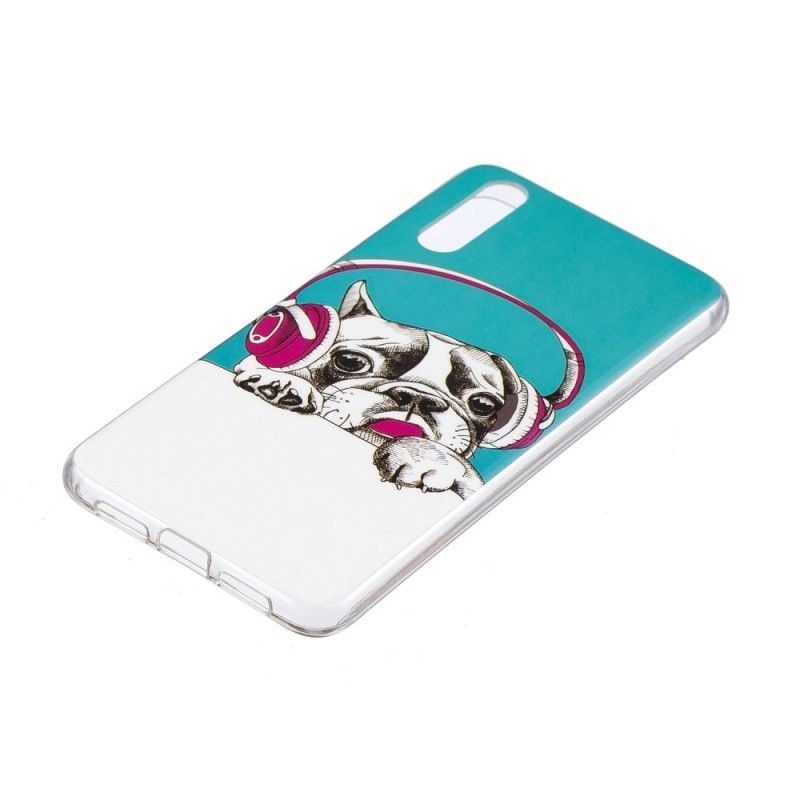 Cover Huawei P20 Mobilcover Fluorescerende Hund