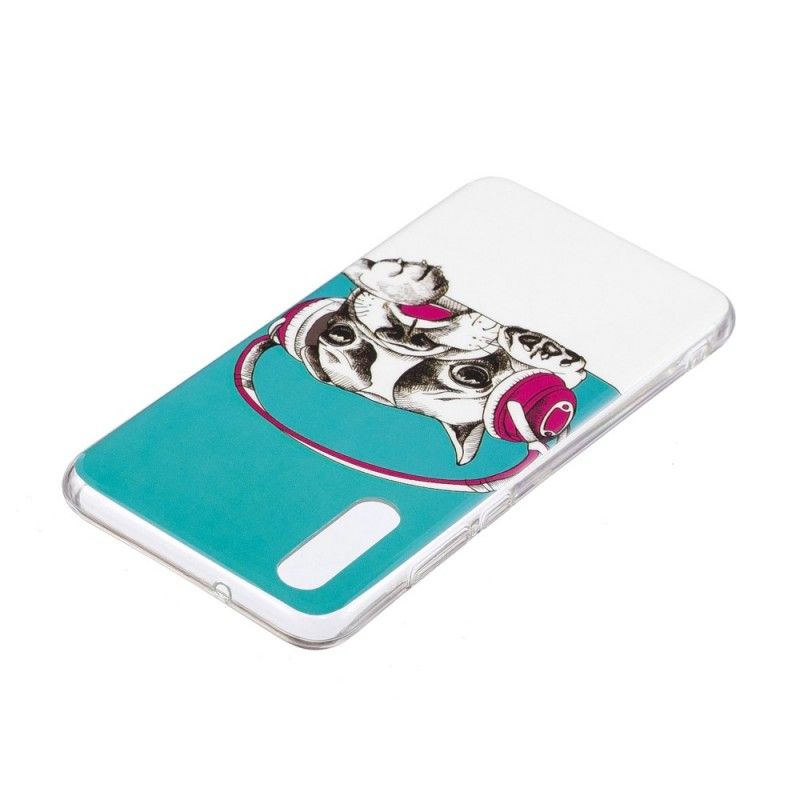 Cover Huawei P20 Mobilcover Fluorescerende Hund