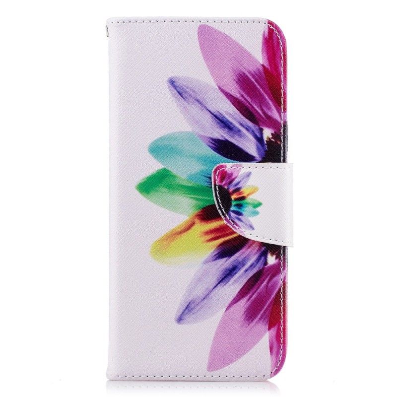 Flip Cover Huawei P20 Akvarelblomst