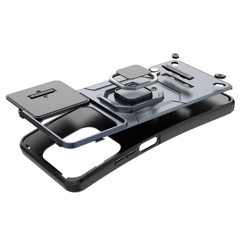 Cover Til Realme Note 60x Holdbar Ring Med Kamerabeskytter