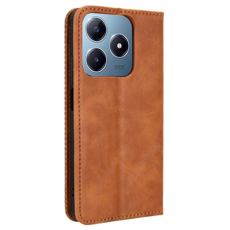 Flip Cover Til Realme Note 60x Brieze Vintage
