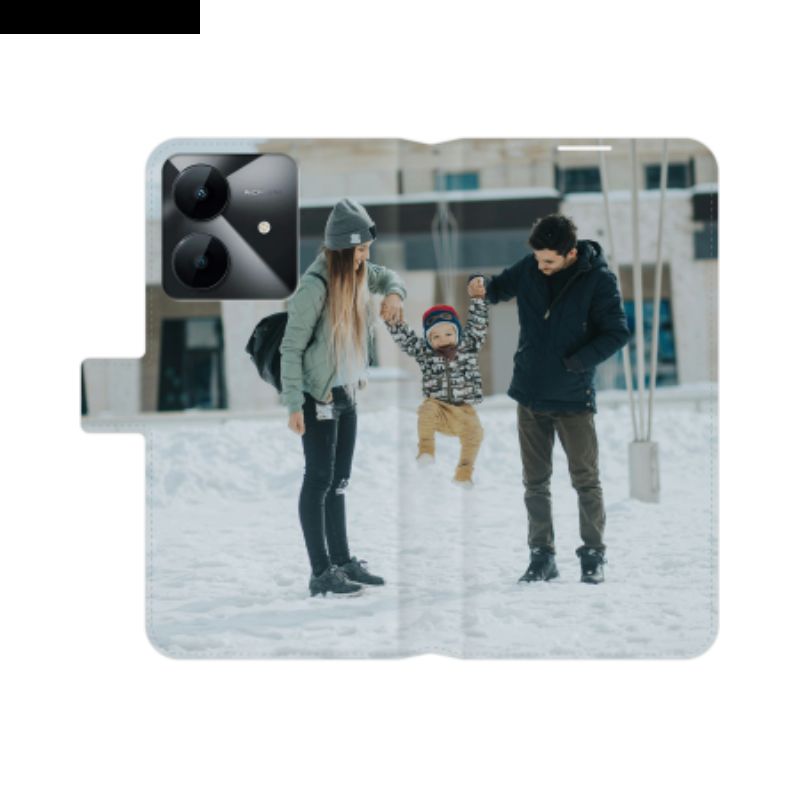 Flip Cover Til Realme Note 60x Trendy