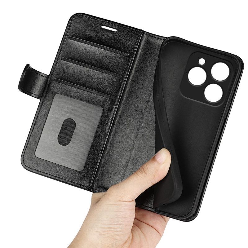 Læder Cover Realme Note 60x Telefon Etui Vintage