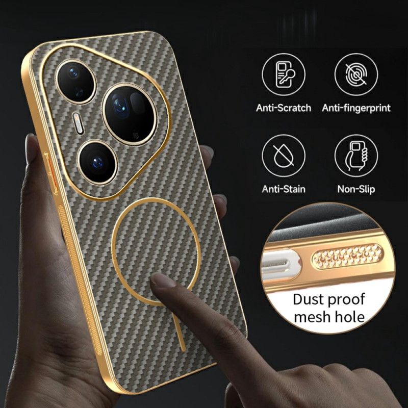 Cover Huawei Pura 80 Ultra Carbon Fiber Tekstur
