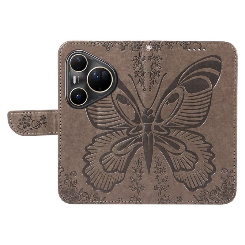 Flip Cover Huawei Pura 80 Ultra Grafisk Sommerfugl