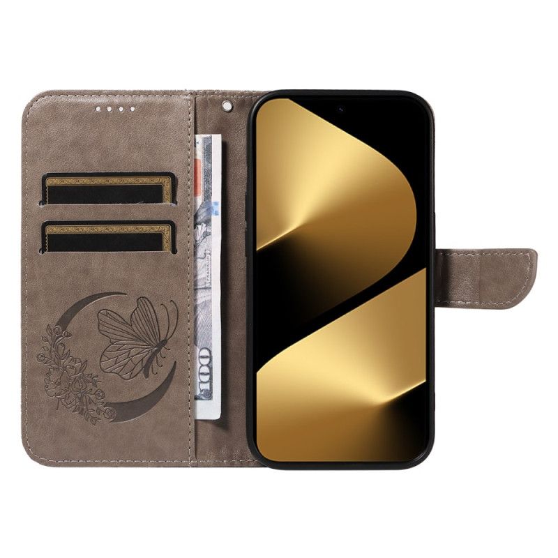 Flip Cover Huawei Pura 80 Ultra Grafisk Sommerfugl