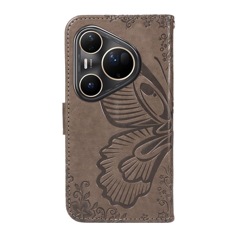 Flip Cover Huawei Pura 80 Ultra Grafisk Sommerfugl