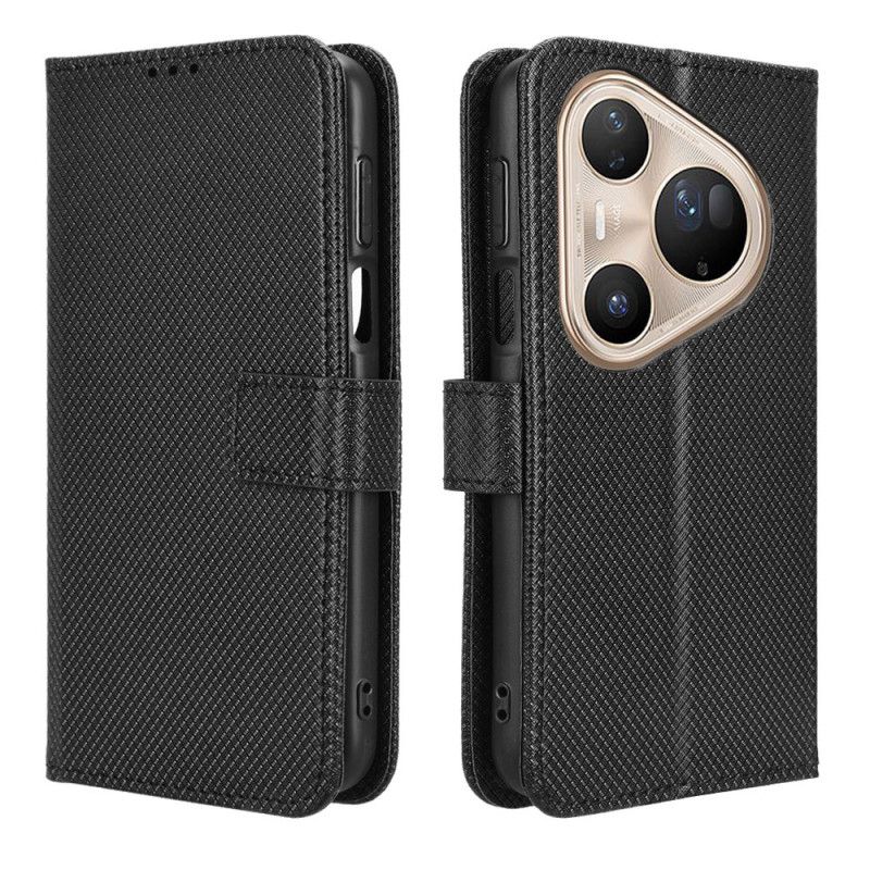 Flip Cover Til Huawei Pura 80 Ultra Diamanttekstur