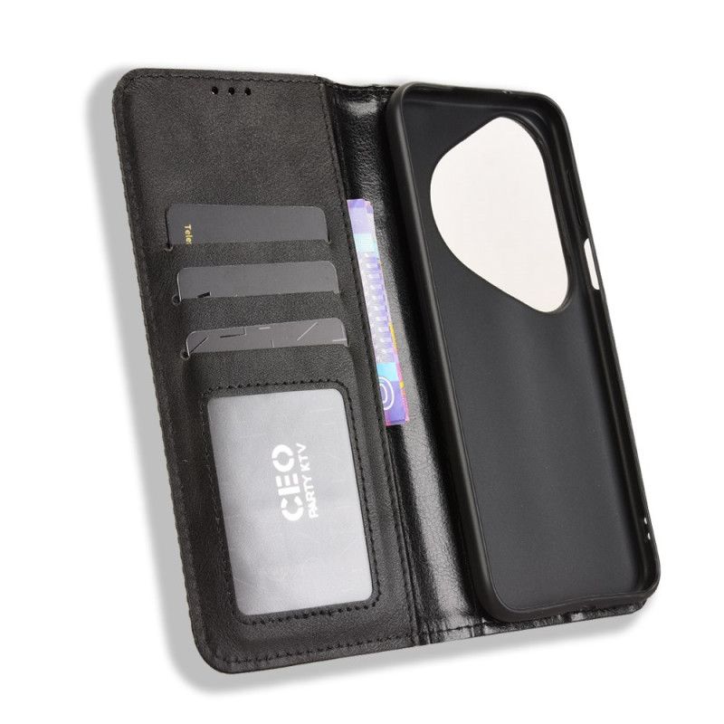 Flip Cover Til Huawei Pura 80 Ultra Vintage Frise