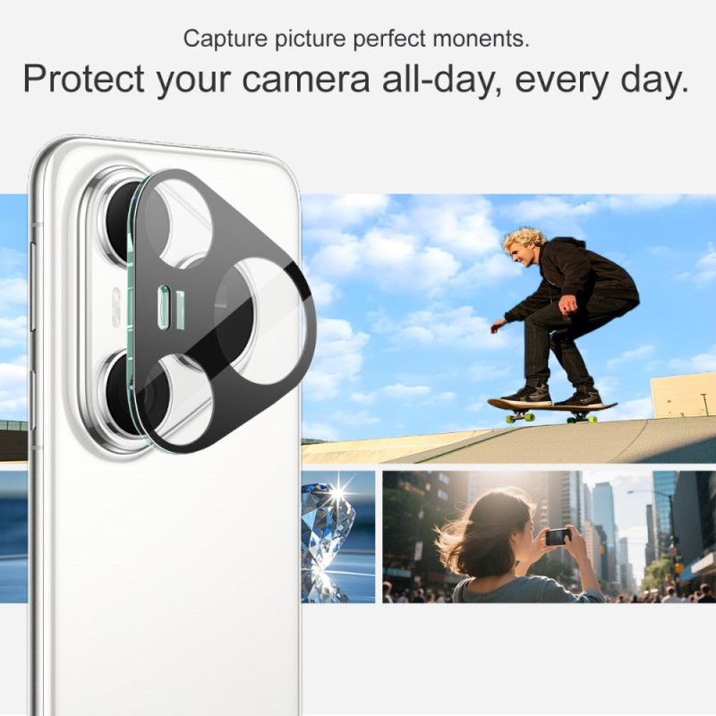 Hærdet Linsebeskytter I Hærdet Glas Til Huawei Pura 80 Pro (sort Version)