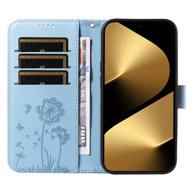 Læder Cover Huawei Pura 80 Ultra Mælkebøtte-rem