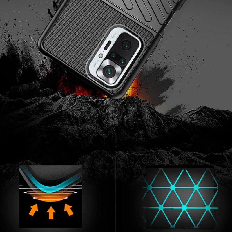 Cover Xiaomi Redmi Note 10 / Note 10S Sort Torden Serie Beskyttelse