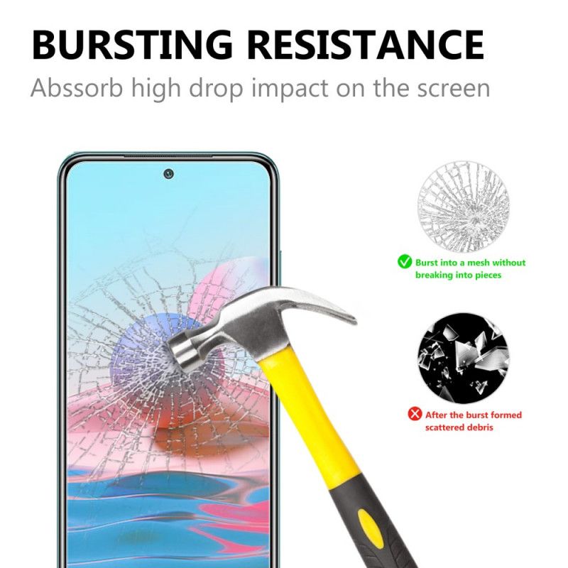 Hærdet Glasbeskyttelse Til Xiaomi Redmi Note 10 / Note 10S Skærmen