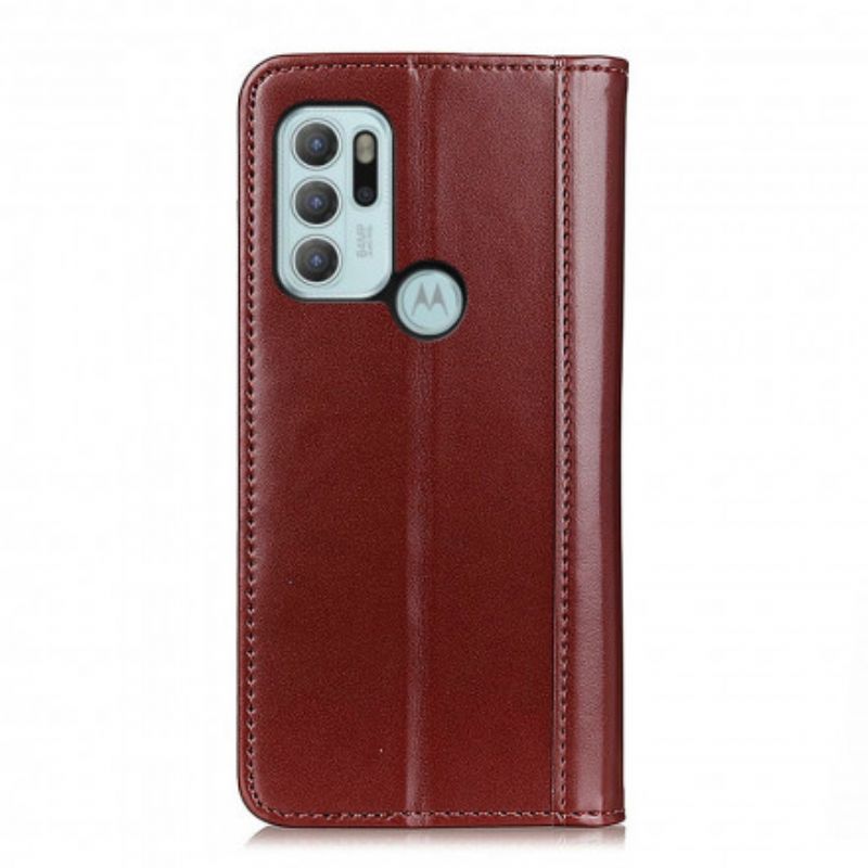Flip Cover Moto G60s Split Læder