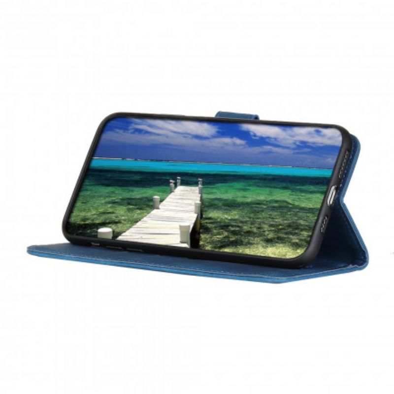 Læder Cover Moto G60s Telefon Etui Vintage Khazneh Lædereffekt