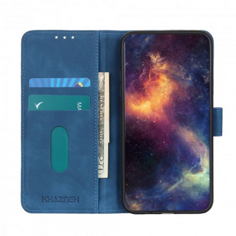 Læder Cover Moto G60s Telefon Etui Vintage Khazneh Lædereffekt