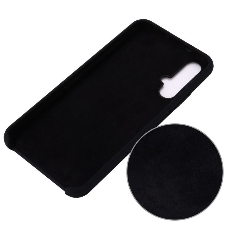 Cover Honor 20 Sort Flydende Silikone Design