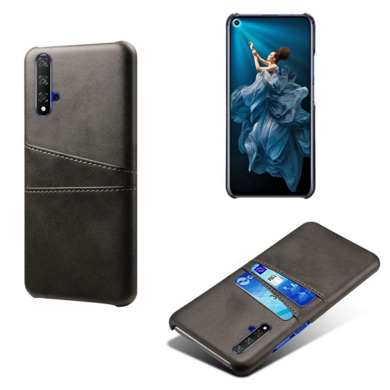 Cover Honor 20 Sort Kortholder