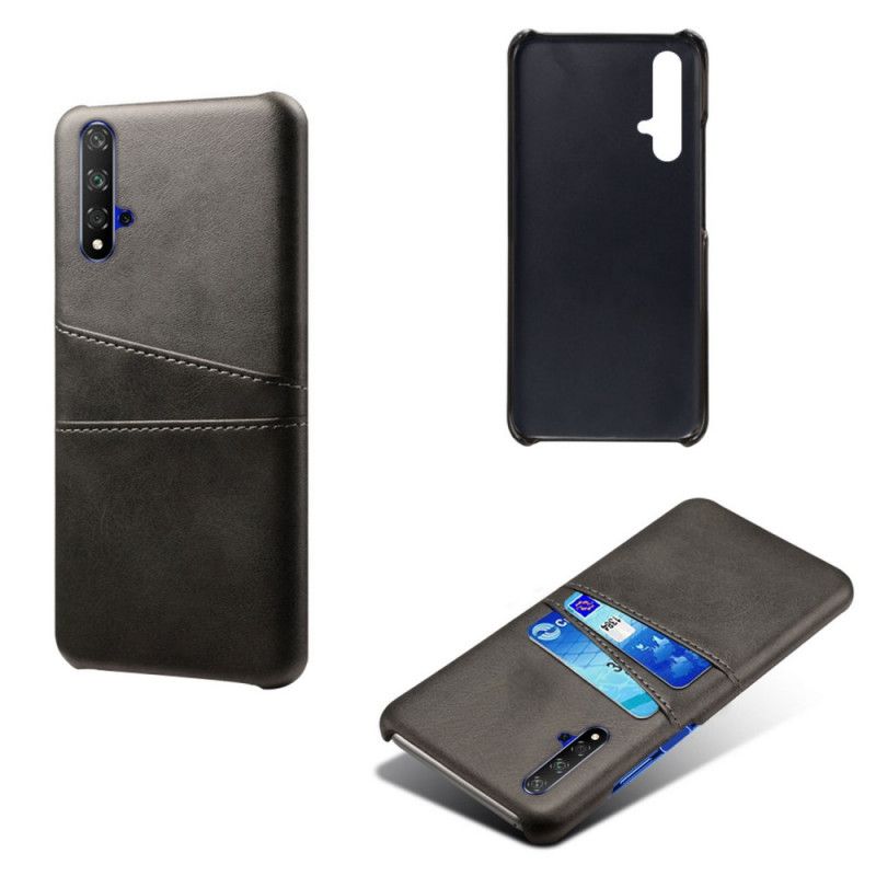 Cover Honor 20 Sort Kortholder