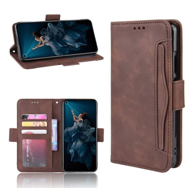 Flip Cover Honor 20 Sort Mobilcover Førsteklasses Multikort