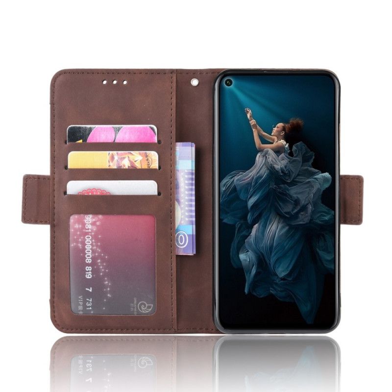 Flip Cover Honor 20 Sort Mobilcover Førsteklasses Multikort