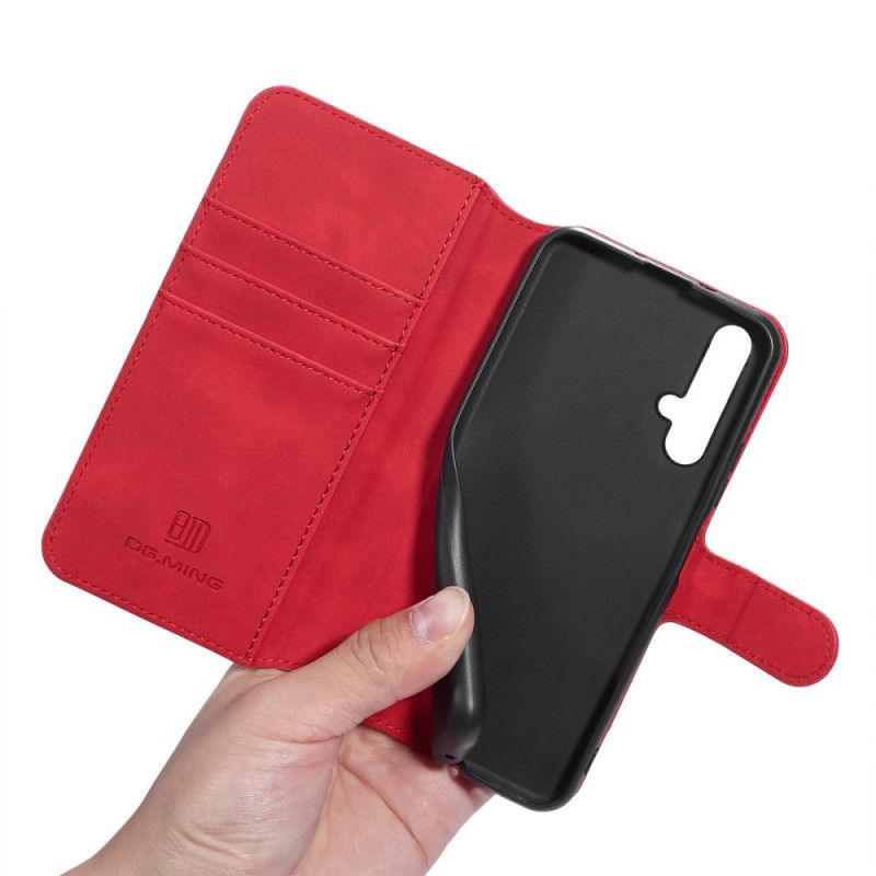 Flip Cover Honor 20 Sort Mobilcover Retro Dg.Ming