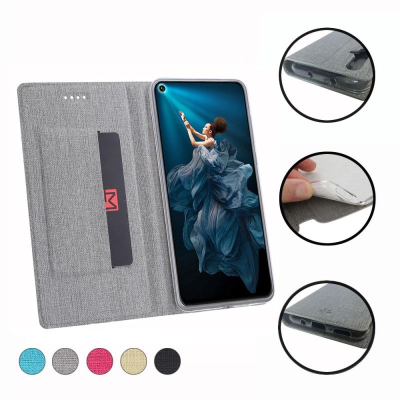 Læder Cover Honor 20 Sort Struktureret Vili Dmx
