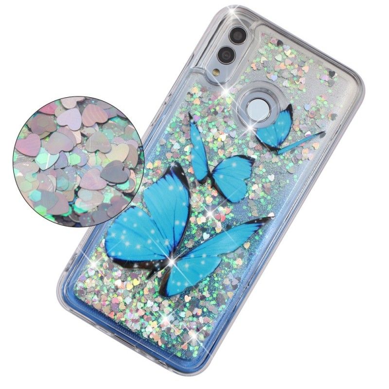 Cover Honor 10 Lite Glitter Flyvende Sommerfugle