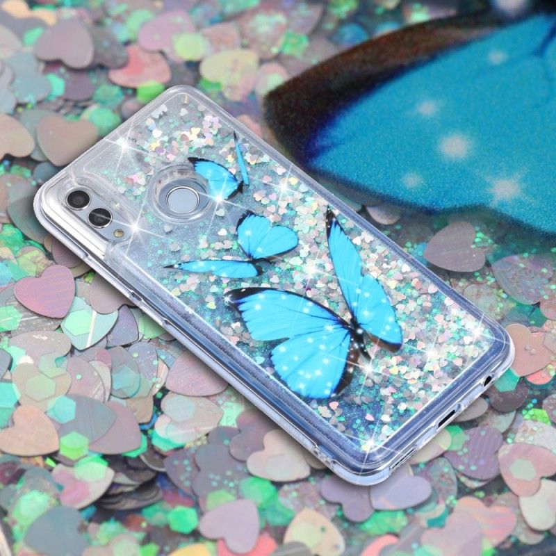Cover Honor 10 Lite Glitter Flyvende Sommerfugle