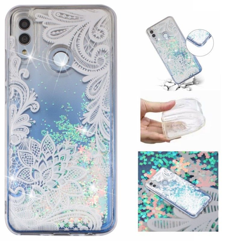 Cover Honor 10 Lite Mobilcover Sequined Blonde