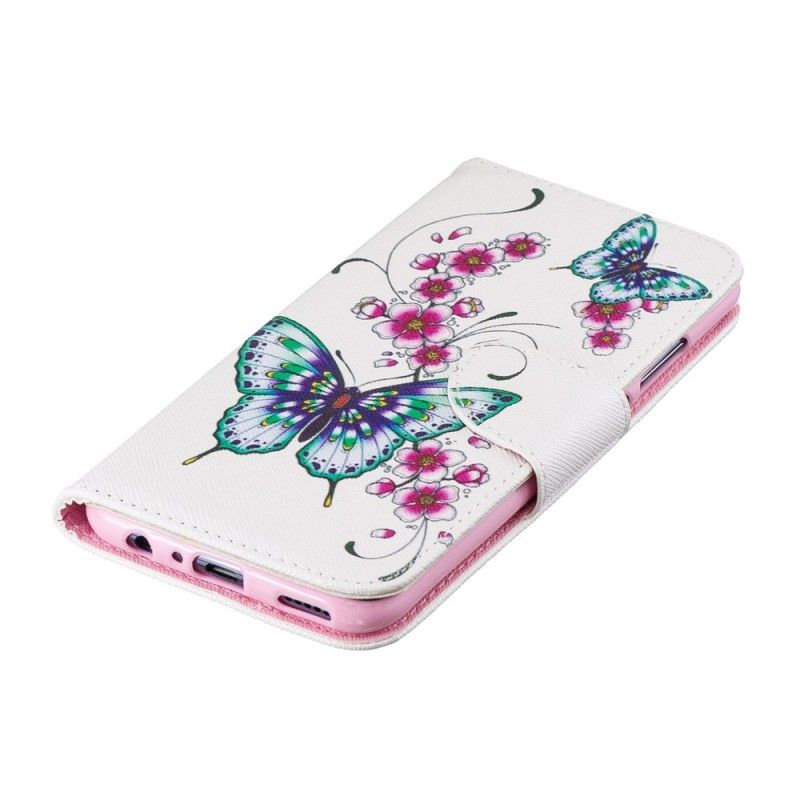 Flip Cover Honor 10 Lite Mobilcover Vidunderlige Sommerfugle