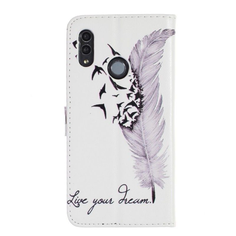 Flip Cover Læder for Honor 10 Lite Lever Din Drøm